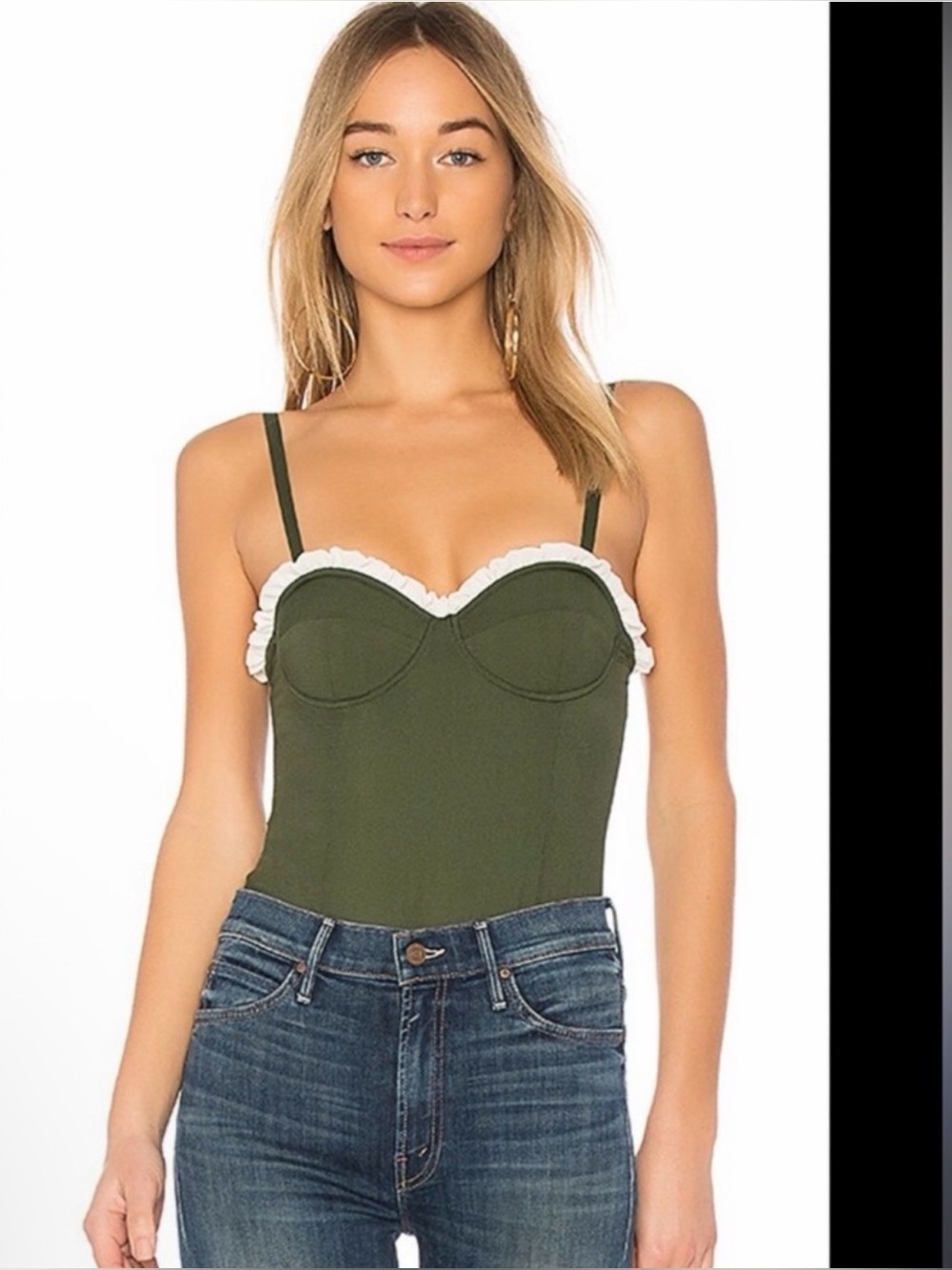 Lovers + Friends Ruffle Bodysuit